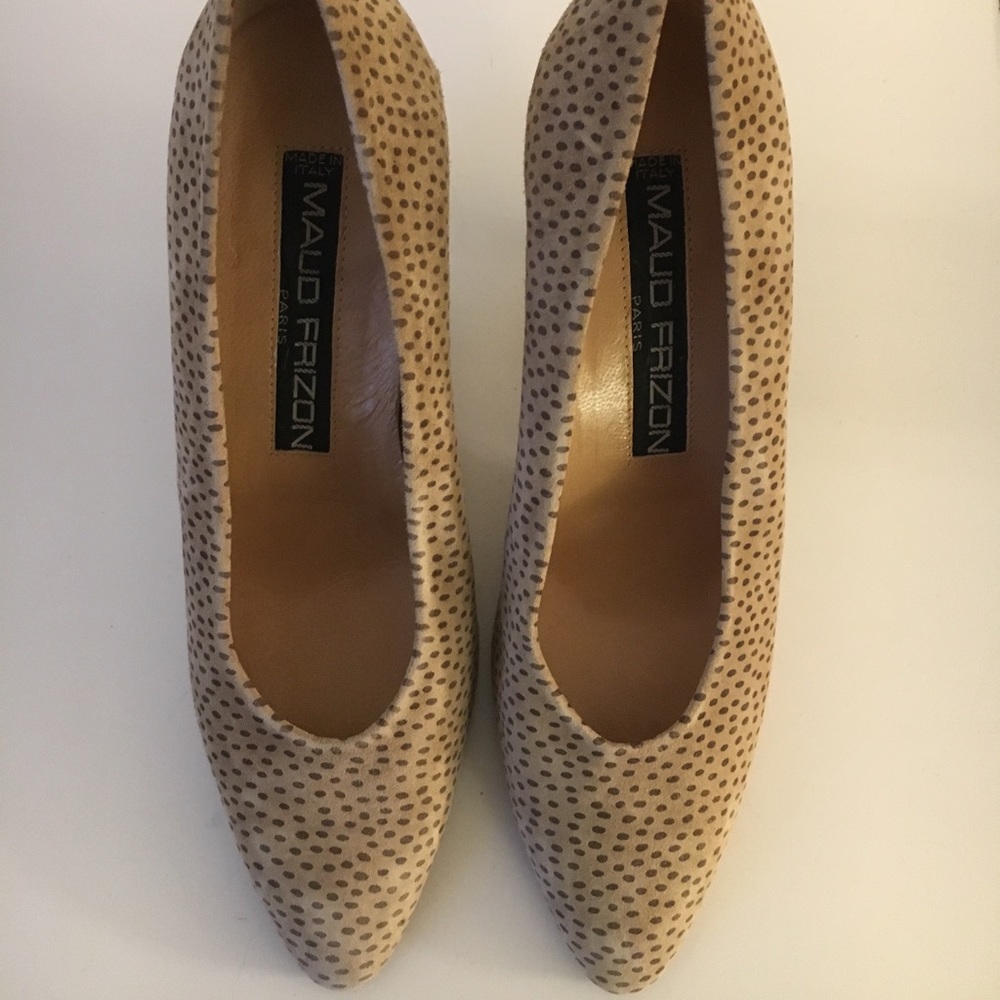 Maud frizon Paris vintage suade pumps